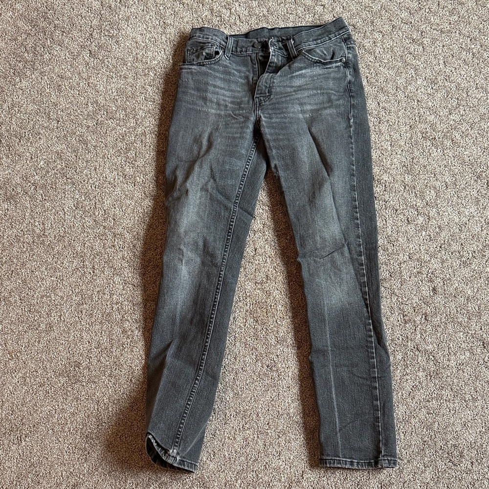 George Men's Dark Gray Skinny Jeans